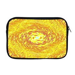 Yellow Seamless Psychedelic Pattern Apple Macbook Pro 17  Zipper Case