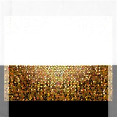 Yellow And Black Stained Glass Effect Rectangular Jigsaw Puzzl