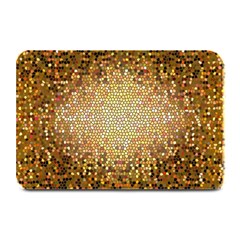 Yellow And Black Stained Glass Effect Plate Mats