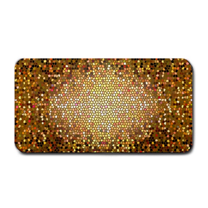 Yellow And Black Stained Glass Effect Medium Bar Mats