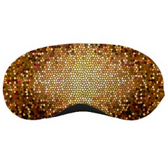 Yellow And Black Stained Glass Effect Sleeping Masks