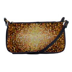 Yellow And Black Stained Glass Effect Shoulder Clutch Bags by Amaryn4rt