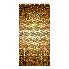 Yellow And Black Stained Glass Effect Shower Curtain 36  X 72  (stall)  by Amaryn4rt