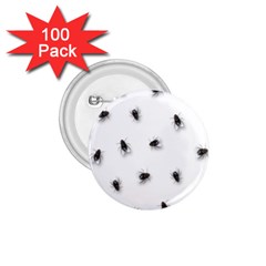 Flies 1 75  Buttons (100 Pack) 