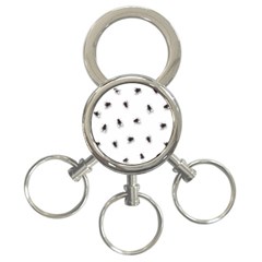 Flies 3-ring Key Chains