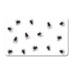 Flies Magnet (rectangular) by Valentinaart