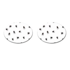 Flies Cufflinks (oval)