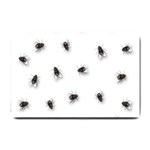 Flies Small Doormat  24 x16  Door Mat