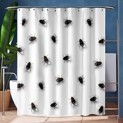 Flies Shower Curtain 60  X 72  (medium)  by Valentinaart