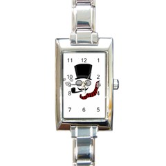 Invisible Man Rectangle Italian Charm Watch