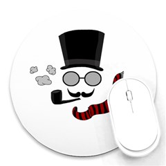 Invisible Man Round Mousepads by Valentinaart