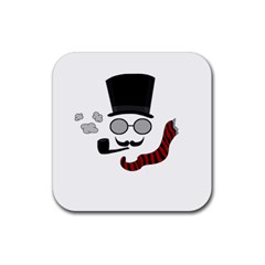 Invisible Man Rubber Coaster (square)  by Valentinaart