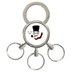 Invisible Man 3-ring Key Chains