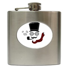 Invisible Man Hip Flask (6 Oz) by Valentinaart