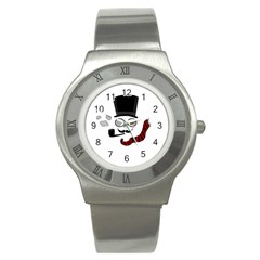 Invisible Man Stainless Steel Watch