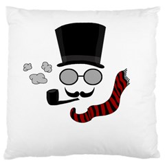 Invisible Man Large Cushion Case (one Side) by Valentinaart