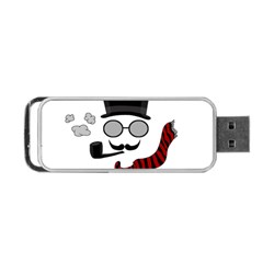 Invisible Man Portable Usb Flash (one Side) by Valentinaart