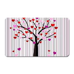 Valentine s Day Tree Magnet (rectangular) by Valentinaart