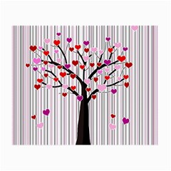 Valentine s Day Tree Small Glasses Cloth (2-side)