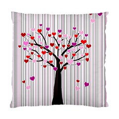 Valentine s Day Tree Standard Cushion Case (one Side)