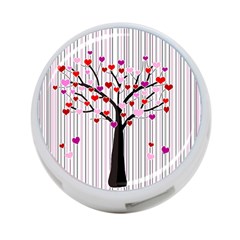 Valentine s Day Tree 4-port Usb Hub (one Side)