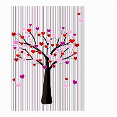 Valentine s Day Tree Small Garden Flag (two Sides)