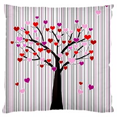 Valentine s Day Tree Large Cushion Case (one Side)