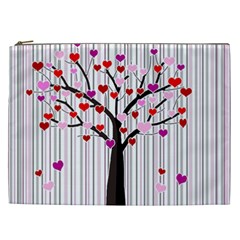 Valentine s Day Tree Cosmetic Bag (xxl)  by Valentinaart