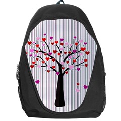 Valentine s Day Tree Backpack Bag by Valentinaart