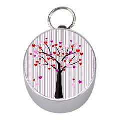 Valentine s Day Tree Mini Silver Compasses by Valentinaart