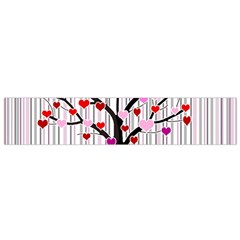 Valentine s Day Tree Flano Scarf (small) by Valentinaart