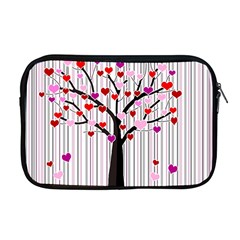 Valentine s Day Tree Apple Macbook Pro 17  Zipper Case