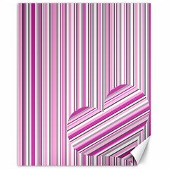 Pink Love Pattern Canvas 16  X 20  