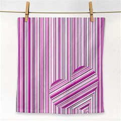 Pink Love Pattern Face Towel