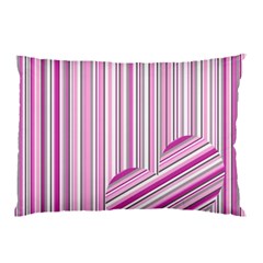 Pink Love Pattern Pillow Case