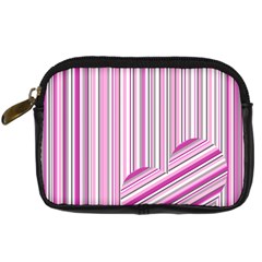 Pink Love Pattern Digital Camera Cases by Valentinaart