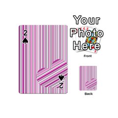 Pink Love Pattern Playing Cards 54 (mini)  by Valentinaart