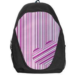 Pink Love Pattern Backpack Bag