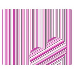 Pink Love Pattern Double Sided Flano Blanket (medium)  by Valentinaart