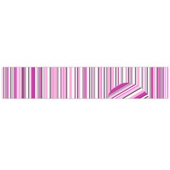 Pink Love Pattern Flano Scarf (large)