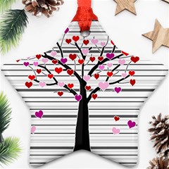 Love Tree Ornament (star)