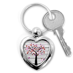 Love Tree Key Chains (heart)  by Valentinaart