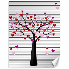 Love Tree Canvas 12  X 16  