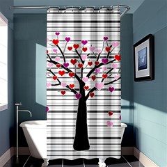 Love Tree Shower Curtain 36  X 72  (stall) 