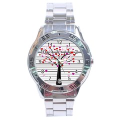 Love Tree Stainless Steel Analogue Watch