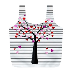 Love Tree Full Print Recycle Bags (l) 