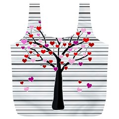 Love Tree Full Print Recycle Bags (l) 