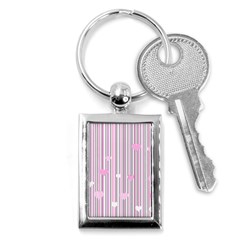 Pink Love Key Chains (rectangle) 