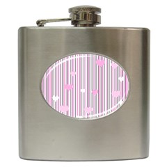 Pink Love Hip Flask (6 Oz)