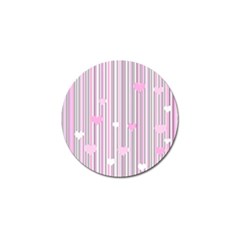 Pink Love Golf Ball Marker (4 Pack)